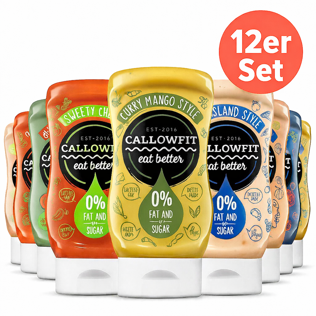 Callowfit Sauce 300ml, Variationpack 12 Stk.