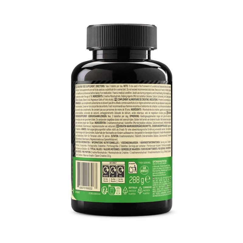 ON Creatine Monohydrat, 180 Tabletten