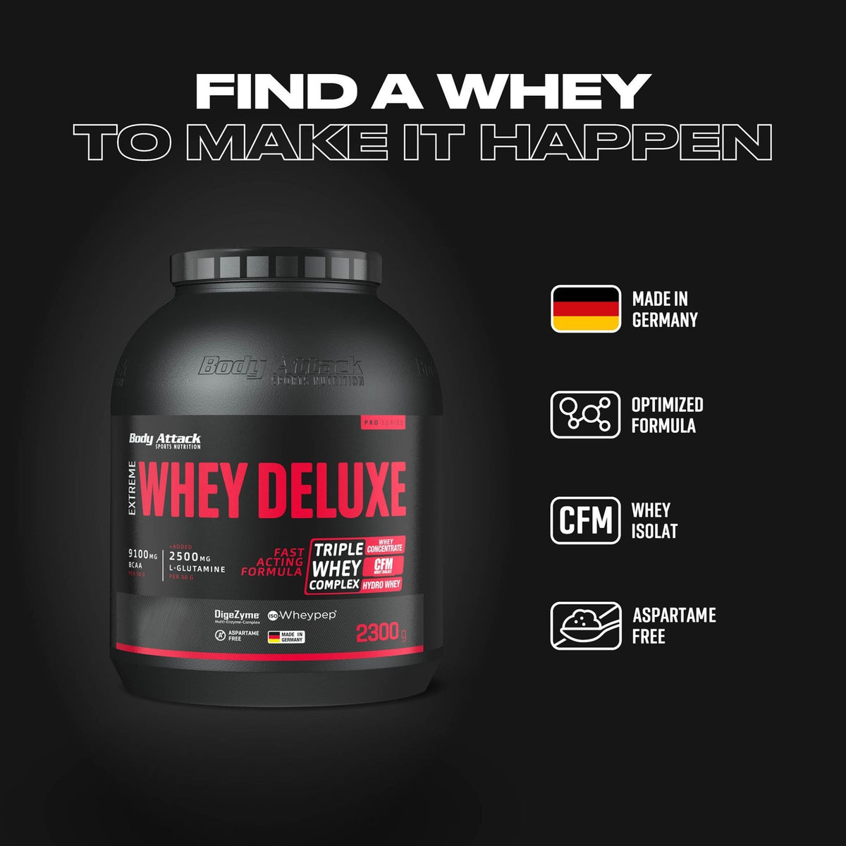 Body Attack Extreme Whey Deluxe 2300g