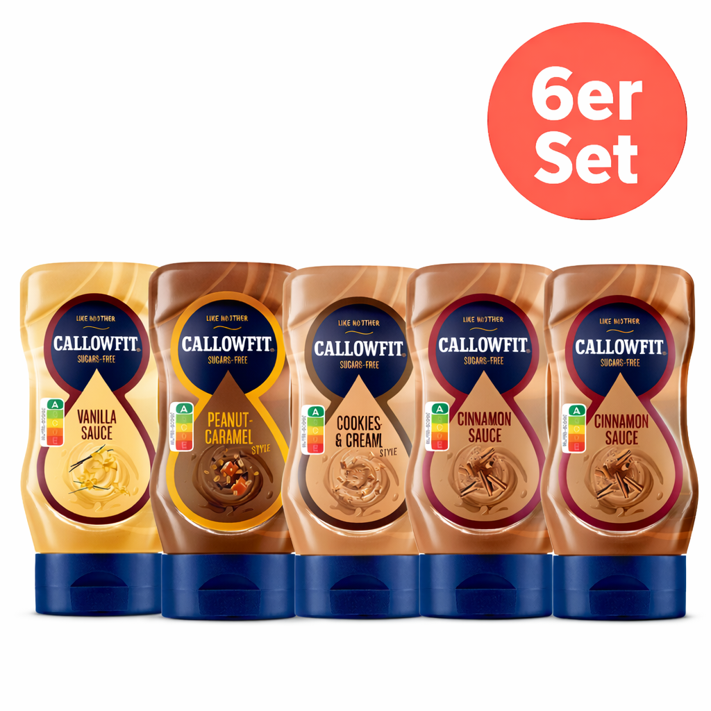 Callowfit Sweet Sauce 300ml, Variationpack 6 Stk.