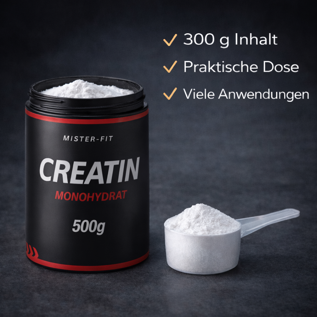 Mister-Fit Creatin Monohydrat ultrafein (200 Mesh), 500 g