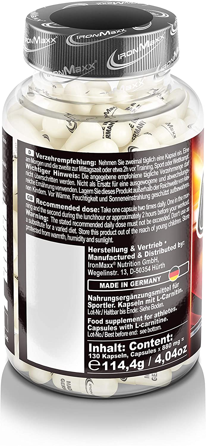 IronMaxx Carnitin Pro, 130 Kapseln