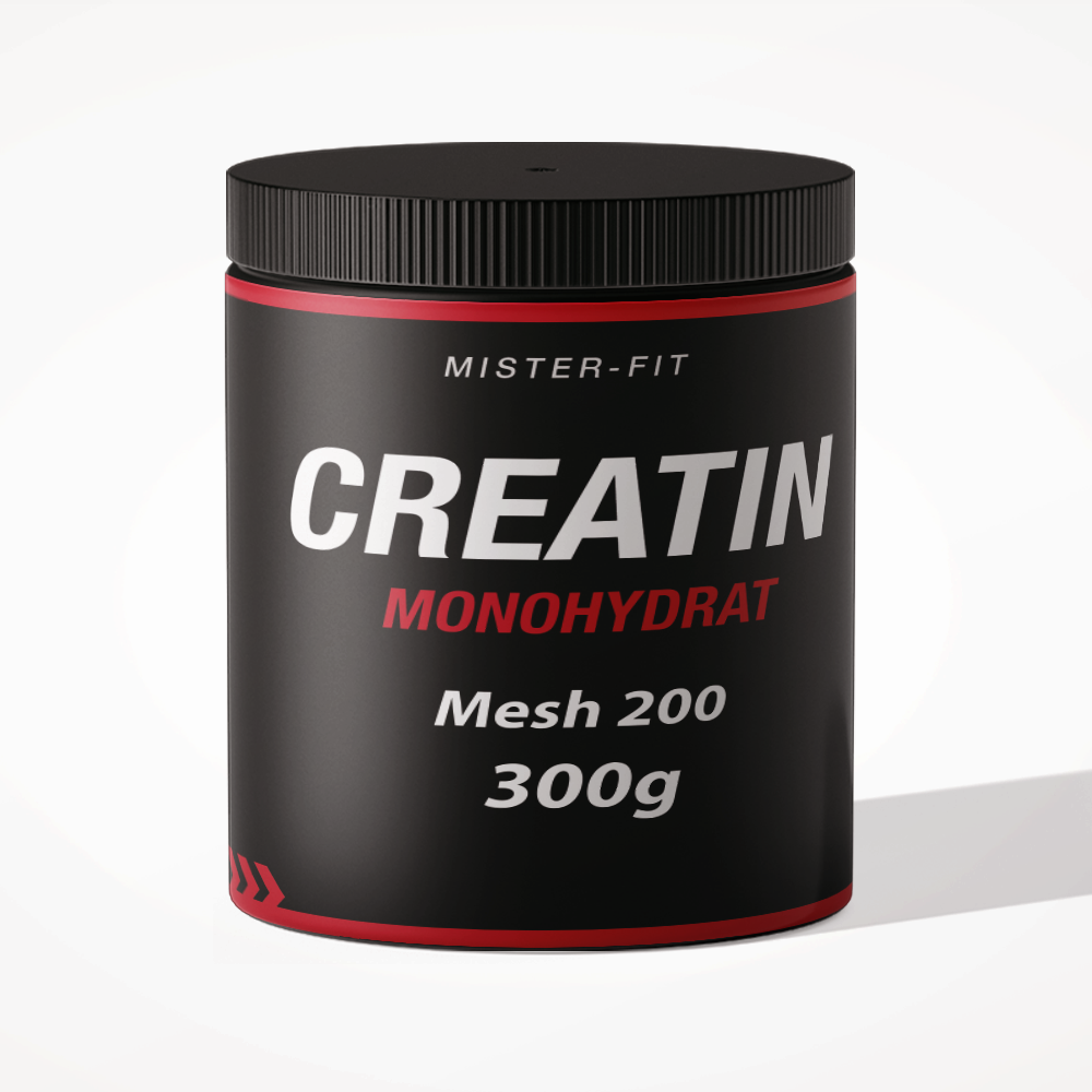 Mister-Fit Creatin Monohydrat ultrafein (200 Mesh), 300 g